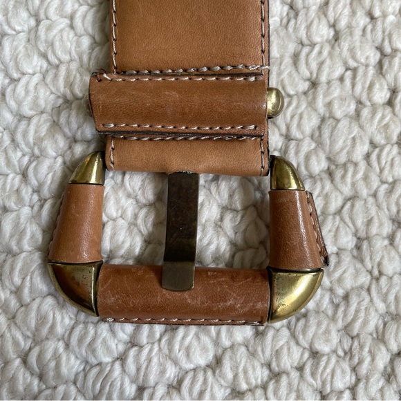 Rodier tan leather belt - Picture 2 of 13